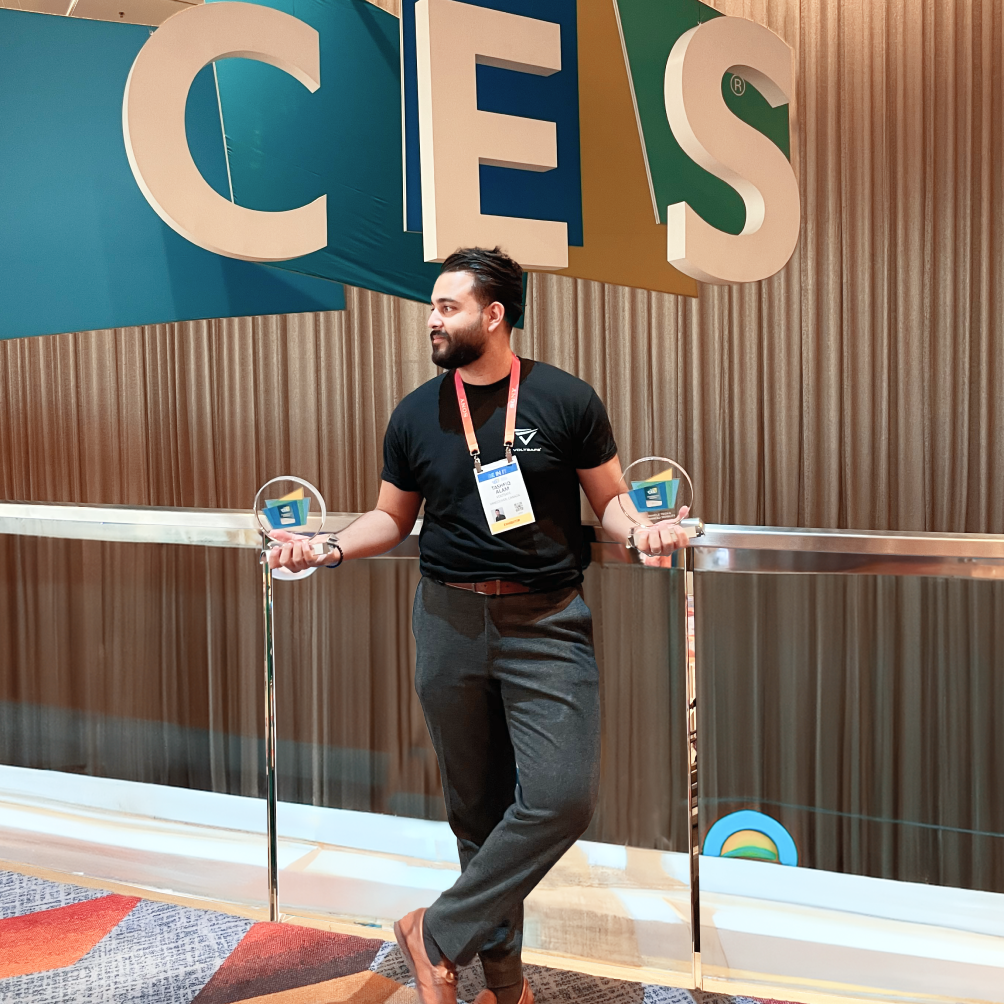 Winning 2 awards at CES
